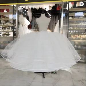New Hot Sell  Big White Petticoat Super Fluffy Crinoline Slip Underskirt For Wedding Dress Bridal Gown In Stock