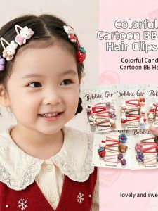 Cute Cartoon Design Gentle-on-Hair Side Bangs Organizing Clip