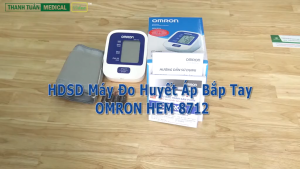 [ Bảo hành 5 năm] Máy đo huyết áp bắp tay tự động OMRON HEM 8712 - 01 bộ