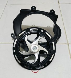 Promo paket spinner kipas plus cover kipas radiator beat karbu fi 2012-2019 bonus baut kecil 3 pcs tinggal pasang