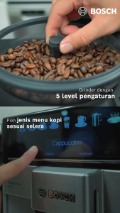 Bosch TIS65621RW Fully Automatic Coffee Machine VeroBarista 600 Silver