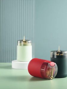 SunnyLife กล่องไม้จิ้มฟัน 3 สี กล่องใส่ไม้จิ้มฟัน วัสดุ PP มีที่กดไม้จิ้มฟัน สีชุด