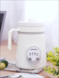 Mini Electric Pot Portable 600ml Soup Cooker Personal Travel Kettle 220V Fast Boil Office Health Stew Cup with Keep Warm