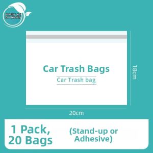 Self-Standing Adhesive Disposable Car Trash Bag