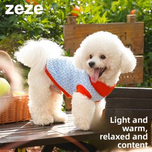 Quần Áo Thú Cưng Mùa Đông Ấm Áp Cho Chó Mèo Len Dệt zeze