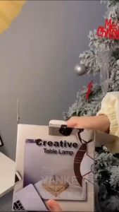 Lumens Rotating Water Ripple Night Light 16-Color Creative Projector Night Light Lighting Lamp With Sea Wave With Remote Druable Crystal Lamp Gift RGB