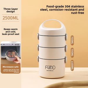 YOULUNMEI | Large Capacity Thermal Lunch Box 4 Layers