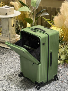 กระเป๋าเดินทางแบบเปิดหน้า ความจุขนาดใหญ่ 28 นิ้ว กระเป๋าเดินทางแบบมีซิปสำหรับผู้หญิง ทนทาน พร้อมล้ออเนกประสงค์เงียบ