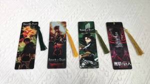 Bandai | Eren Levi Anime Acrylic Bookmark Thiết Kế Hình Học Để Đọc Sách Tại Nhà Thư Viện Văn Phòng Du Lịch Quà Tặng Sinh Nhật Giáng Sinh