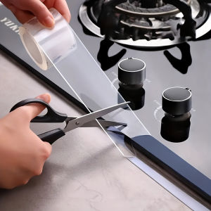 Waterproof and Mildew Proof Sealing Tape - Anti Slip Transparent Self-Adhesive Used for Kitchen Countertop Gaps Bathrooms Etc