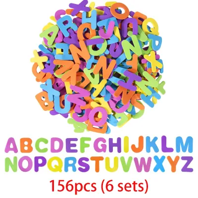 156-468pcs Foam Letter Stickers for Crafts Adhesive 6-18 sets A-Z Alphabets for Kids Alphabets Decorations Classroom Crafts Art