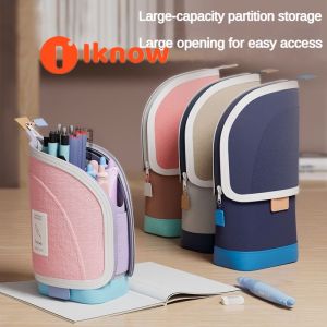 Tôi Biết 2025 Hộp Bút Chì sức chứa lớn mới cho học sinh tiểu học-Túi đựng bút sử dụng kép cho bé trai và bé gái