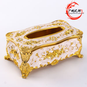 กล่องใส่กระดาษเชือกอะคริลิกสไตล์ยุโรปขนาดใหญ่สำหรับห้องนั่งเล่นและโต๊ะกาแฟ กล่องใส่กระดาษเชือกพลาสติกระดับไฮเอนด์สำหรับคาราโอเกะและหอประชุม