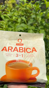 Cà phê sữa hòa tan TRẦN QUANG arabica 3in1 Quyn store bịch 480g x 24 ống