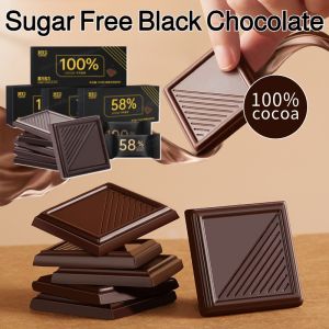 Sugar Free Black Chocolate Russian Flavor Dark Chocolate 无蔗糖情侣巧克力
