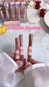 𝗠𝗮𝗴𝗻𝗲𝘁 𝗸𝗶𝘀𝘀 🎀 Cappuvini 2 IN 1 Lip Glossy + Lip Mud Lipstick waterproof color moisturizing high quality lipstick Makeup 口红