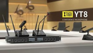 Xtuga YT8 8-Channel Conference Mic Super low Background Noise Designed for Large International Conferences