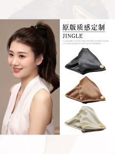 Deluxe Satin Shell Triangle Hair Grips for Women Large Size High Ponytail Hair Clips Stylish Hair Accessories Korean Style