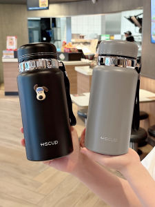 ถ้วยดื่มน้ำอุ่นความจุขนาดใหญ่แบบแยกน้ำชาสำหรับผู้ชาย ถ้วยดื่มน้ำอุ่นแบบพกพาสำหรับใช้ในออฟฟิศและโรงเรียน