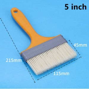 5PCS Multifunction Plastic Handle Paint Brushes for Wall and Furniture Paint Tool Set Painting Brushes Artist Paint Brushes