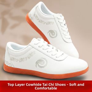 WUYINXIANG | Durable Leather Tai Chi Shoes