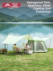 BSWOLF | UV-Resistant Automatic Quick Setup Outdoor Tent Canopy