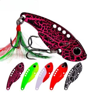 Billings 5.5cm Rooster Tail Spoon Wobble Fishing Lure With Jig Hook Lifelike Artificial Bionic Swim Hard Bait For Bass Trout