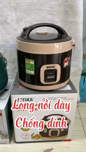 Nồi cơm điện MATIKA 12~18 lit lõi dày chống dính tự ngắt kèm đủ phụ kiện
