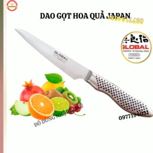 Dao gọt trái cây cao cấp Global nhập khẩu từ Nhật Bản- Thép trắng đúc nguyên khối không gỉ