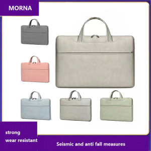 MORNA Laptop Tote Bag with Waterproof and Shock-absorbing Thick Velvet Inner Liner Suitable for Macbook Pro Laptops 13 14 15 Inches