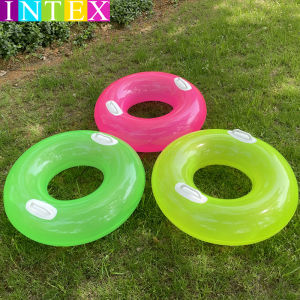 Youth Inflatable Life Buoy Kids Swimming Ring Solid Color Photography Decorations Primary and Secondary School Students Dance Water Wing Seat Ring