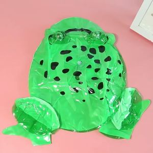 Free-style กบเป่าลม กบสีเขียว น่ารัก พร้อมไฟกระพริบ ของขวัญวัน เกิด เล่น เช่นชูฮูล