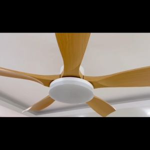 Đèn quạt led hiện đại - Quạt trần led cánh nhựa Qvifa-95 lắp phòng tiệc nhà hàng tiệc cưới nhà ăn