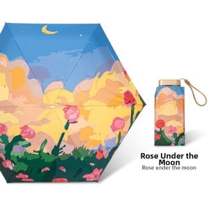 Titanium UV Protection Compact Folding Umbrella