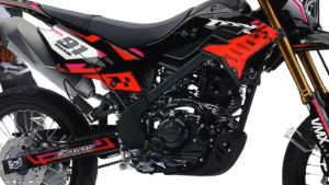 DECAL STICKER MOTOR KAWASAKI KLX D-TRACKER BF DESAIN 02