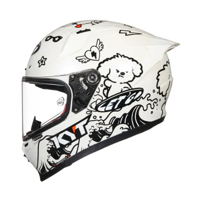 KYT | Universal All-Weather Full Face Motorcycle Helmet with Tail
