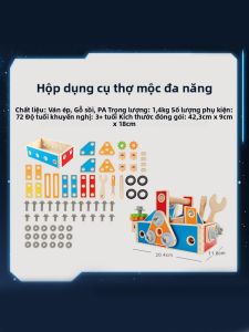 Hape | Bộ Dụng Cụ Gỗ Giáo Dục cho Trẻ 3+