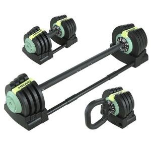 HEAD | Adjustable Kettlebell/Dumbbell Home Workout Equipment