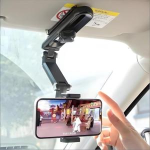 Car Phone Holder Sun Visor Universal Car Holder Direct-view Car Multi-functional Phone Holder