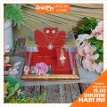 Kotak Frame Fiber Tempat Perhiasan full Set Cincin, Gelang, Kalung dan Anting untuk Mahar atau Seserahan Pernikahan - FCGKA. 