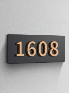 RUIJIAN | Custom High-End Number Plate Identification Sign