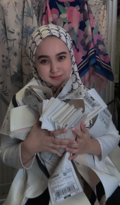 SEGI EMPAT MOTIF pita ORIGINAL By Meidina voal motif viral