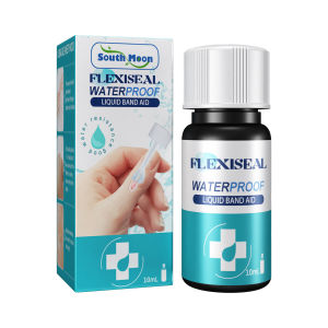 South Moon Waterproof First Aid Liquid Bandage Quick Healing Dressing Waterproof Liquid Band Aid for Small Cut Wounds Healing Gel Medical Disinfecting Adhesive Hemostasis Plaster Gel Patch(10ml)