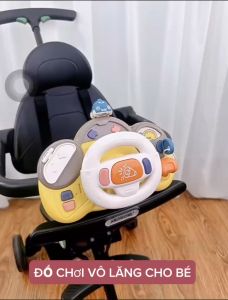 ĐỒ CHƠI GIÁO DỤC SỚM- VÔ LĂNG XE HƠI ĐIỆN TỬ CÓ ĐÈN NHẠC GIÚP BÉ RÈN LUYỆN TAY PHÁT TRIÊN TƯ DUY