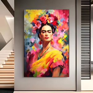Frida Kahlo Painting Poster Design 5D DIY Diamond Painting Kit For Home Room Wall Decor Gift Mosaic Full Drill Canvas Art Set