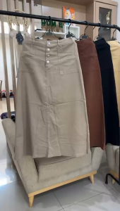 ROK KANCING DEPAN BAHAN SOFT JEANS IMPORT