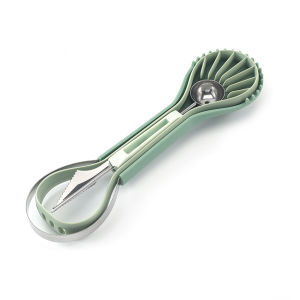 3 In 1 Watermelon Slicer Cutter Scoop Fruit Carving Knife Fruit Platter Multifunctional Fruit Dig Pulp Separator Kitchen Gadgets