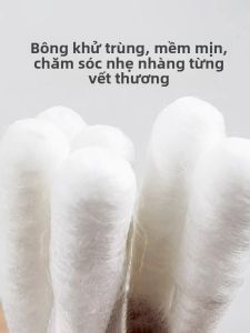 IMLUCKY | Bông cotton sát khuẩn Alcohol Iodine Disposable Cleaning Tool For Newborn Navel Independent Packaging Cotton Swabs For Infants