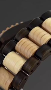 Đồng Hồ Thạch Anh Bằng Gỗ Dành Cho Nam - Đồng Hồ Đeo Tay Analog Thủ Công Nhẹ Có Lịch Hiển Thị Dạ Quang Thông Minh Phong Cách Giản Dị