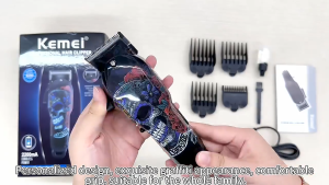 Kemei KM-735 7500RPM Hair Clipper Rechargeable Barber Cordless Cut Machine Electric Hair Cutting Men Shaver Hair Trimmer